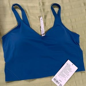 NWT Lululemon Align Tank size 12 — capture blue